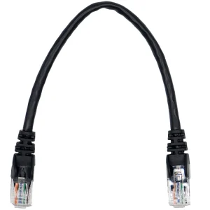 linkbasic-22cm-utp-cat5e-flylead-black