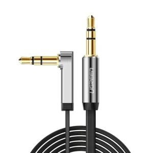 ugreen-av119-right-angled-3-5mm-flat-aux-cable-1-5m-black-silver