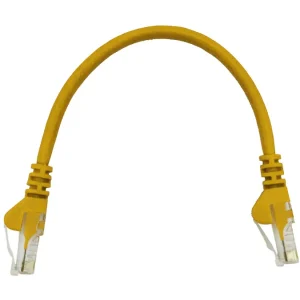 linkbasic-22cm-utp-cat5e-flylead-yellow