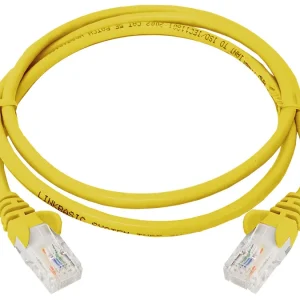 linkbasic-1-metre-utp-cat5e-flylead-yellow